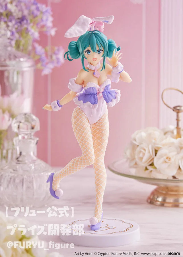 Piapro Characters - Hatsune Miku - BiCute Bunnies - White Bunny Lavender Ver. (FuRyu)ㅤ – FuRyu – ActionFigureBrasil