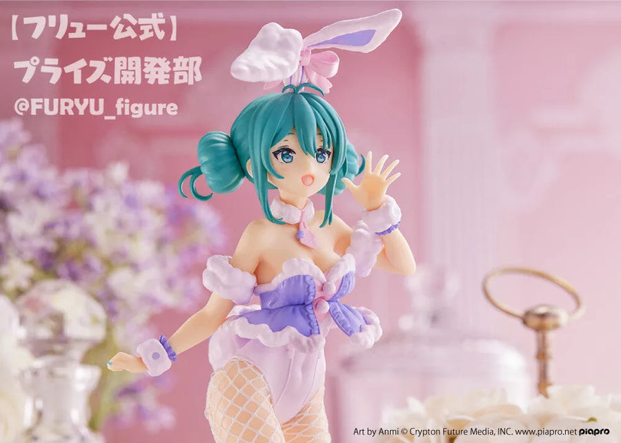 Piapro Characters - Hatsune Miku - BiCute Bunnies - White Bunny Lavender Ver. (FuRyu)ㅤ – FuRyu – ActionFigureBrasil