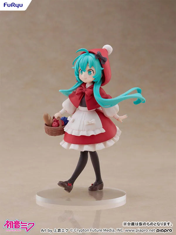 Piapro Characters - Hatsune Miku - Desktop Fairy - Little Red Riding Hood ver. (FuRyu)ㅤ – FuRyu – ActionFigureBrasil
