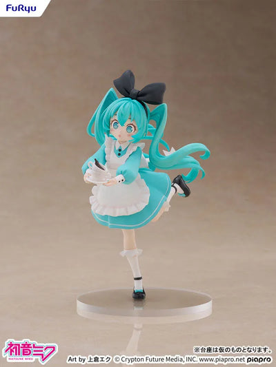 Piapro Characters - Hatsune Miku - Desktop Fairy - Wonderland ver. (FuRyu)ㅤ – FuRyu – ActionFigureBrasil — com base expositora