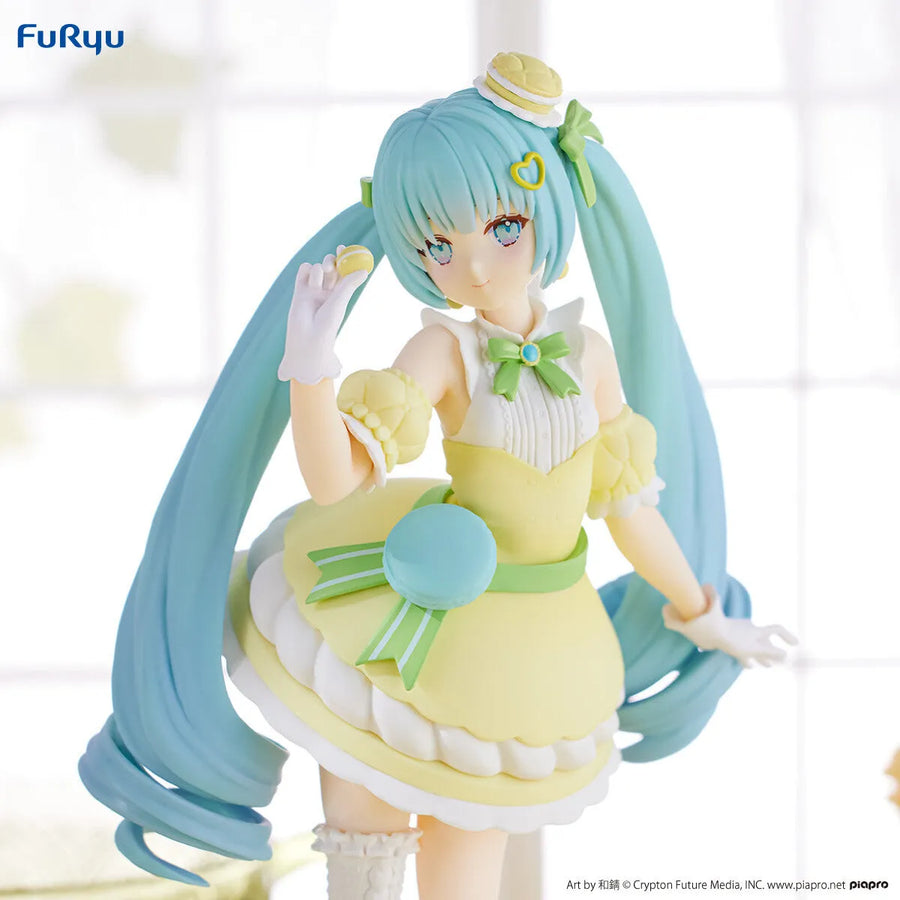 Piapro Characters - Hatsune Miku - Exc∞d Creative - Sweet Sweets - Citron Macaron ver. (FuRyu)ㅤ – FuRyu – ActionFigureBrasil
