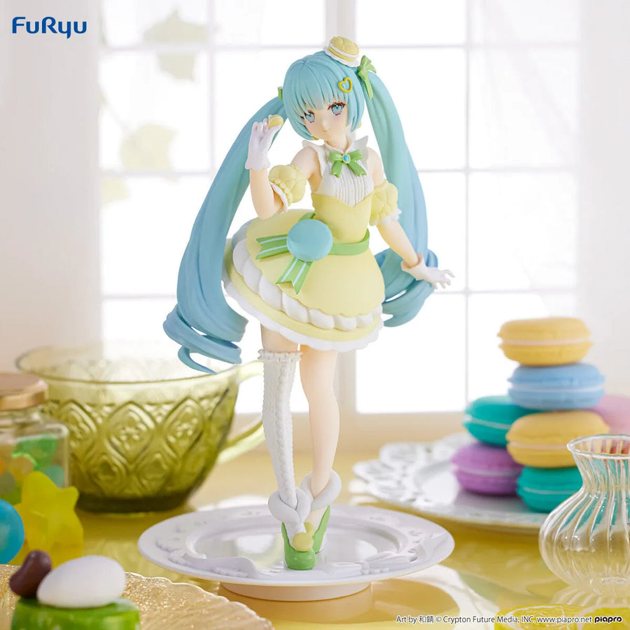 Piapro Characters - Hatsune Miku - Exc∞d Creative - Sweet Sweets - Citron Macaron ver. (FuRyu)ㅤ – FuRyu – ActionFigureBrasil