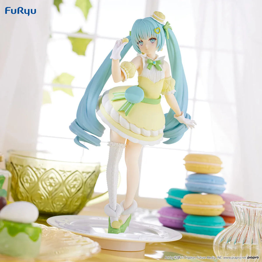 Piapro Characters - Hatsune Miku - Exc∞d Creative - Sweet Sweets - Citron Macaron ver. (FuRyu)ㅤ – FuRyu – ActionFigureBrasil