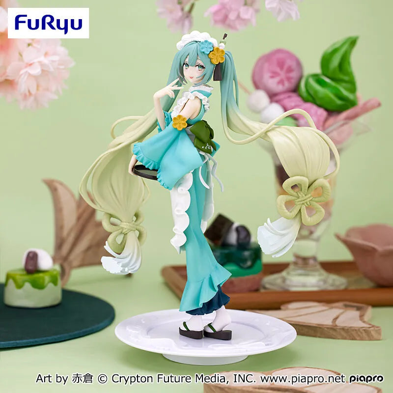 Piapro Characters - Hatsune Miku - Exc∞d Creative - Sweet Sweets - Matcha Parfait, Hakka (FuRyu)ㅤ – FuRyu – ActionFigureBrasil