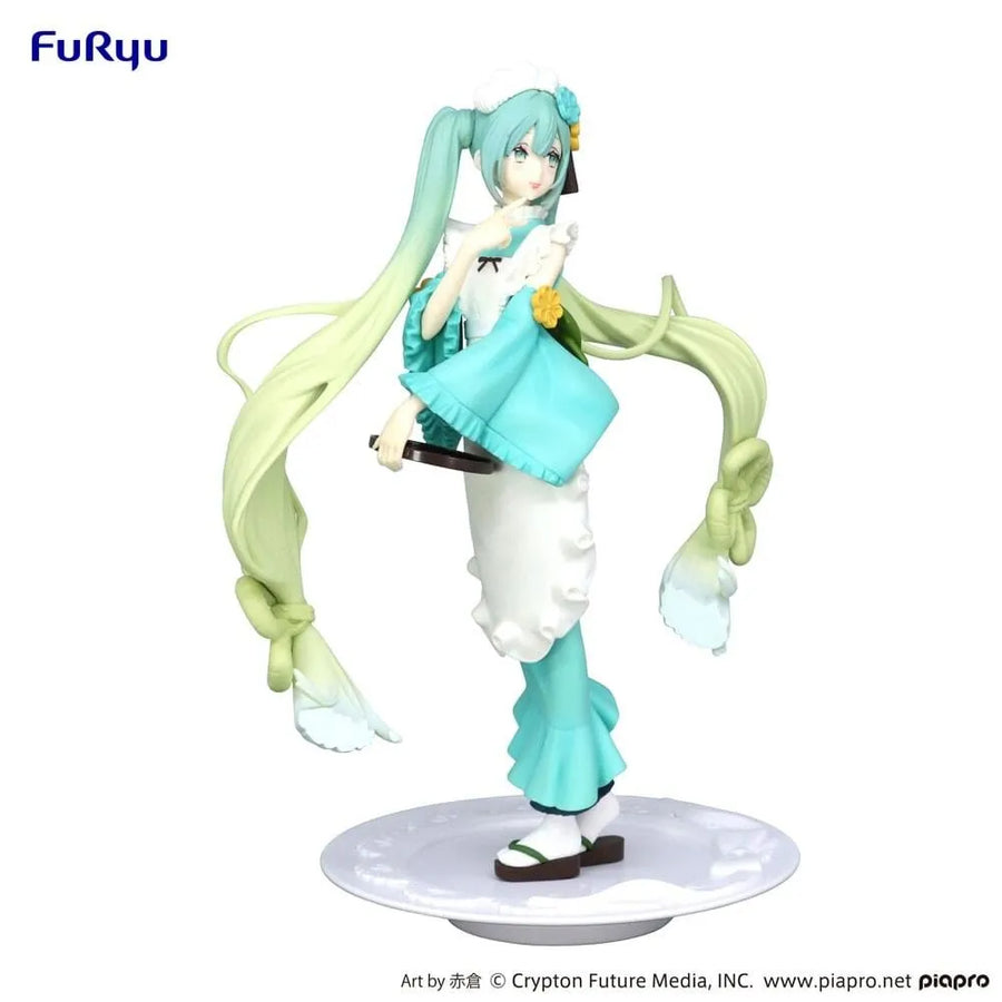 Piapro Characters - Hatsune Miku - Exc∞d Creative - Sweet Sweets - Matcha Parfait, Hakka (FuRyu)ㅤ – FuRyu – ActionFigureBrasil