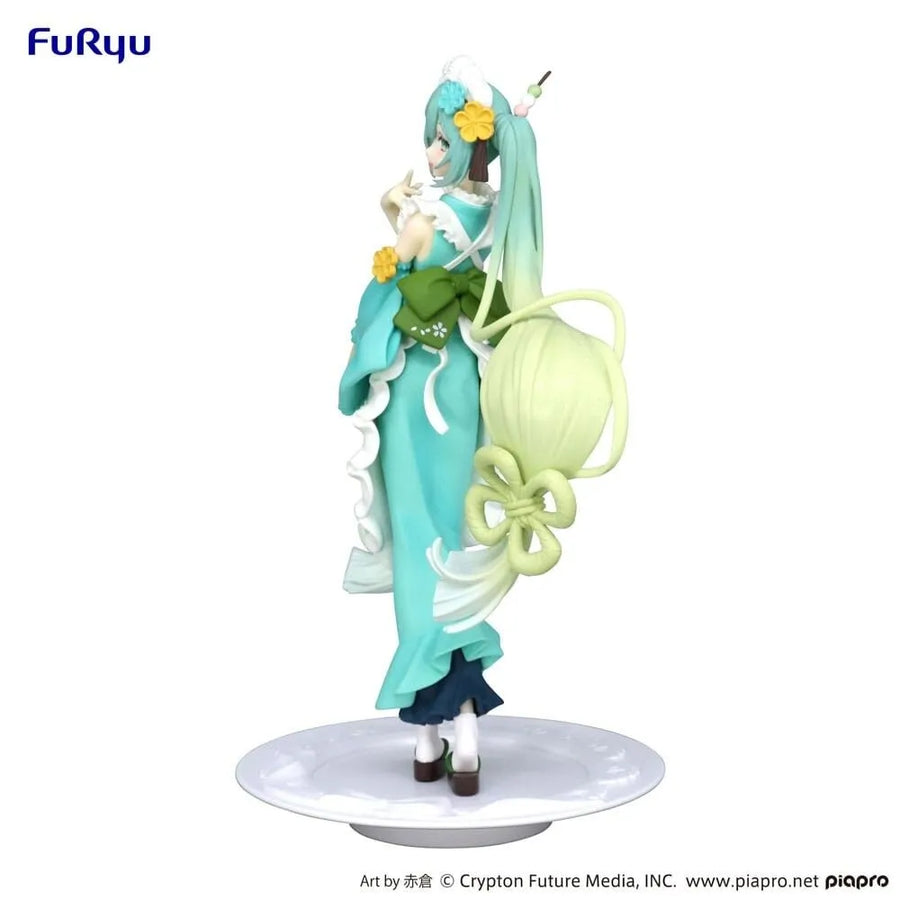Piapro Characters - Hatsune Miku - Exc∞d Creative - Sweet Sweets - Matcha Parfait, Hakka (FuRyu)ㅤ – FuRyu – ActionFigureBrasil