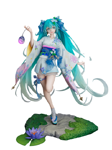 Piapro Characters - Hatsune Miku - F:Nex - 1/7 - Manatsu Hanabi Ver. (FuRyu) [Shop Exclusive]ㅤ – FuRyu – ActionFigureBrasil