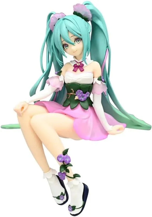 Piapro Characters - Hatsune Miku - Flower Fairy - Noodle Stopper Figure - Asagao, Pink ver. (FuRyu)ㅤ – FuRyu – ActionFigureBrasil