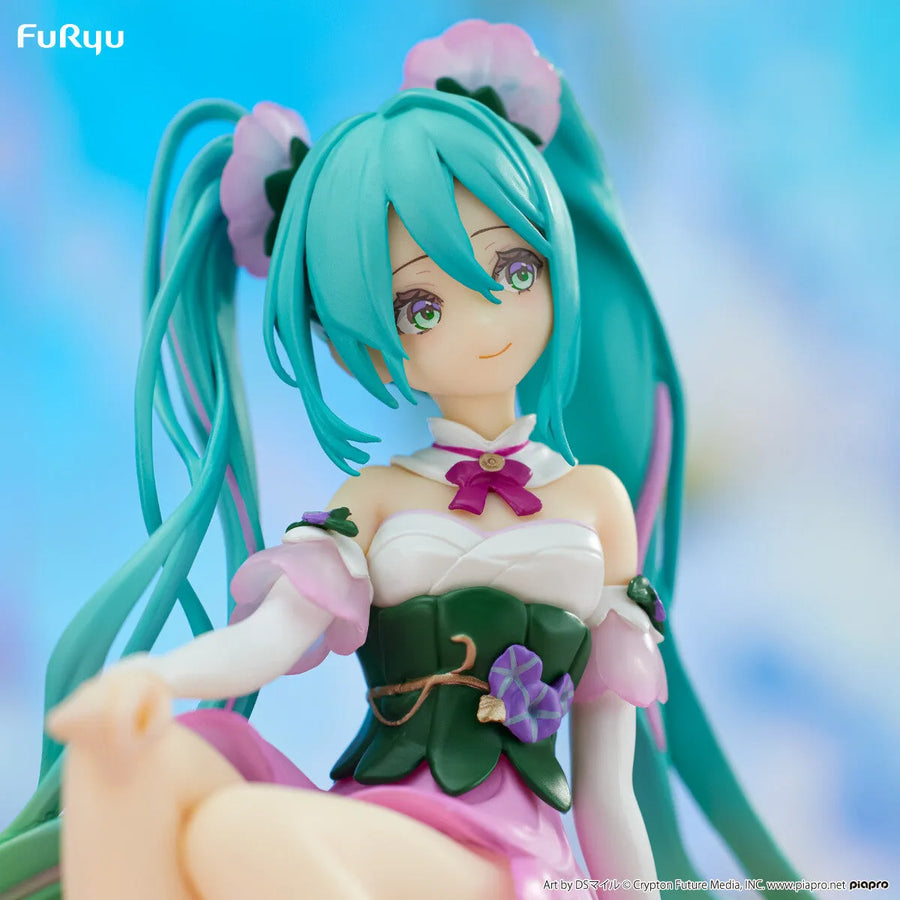 Piapro Characters - Hatsune Miku - Flower Fairy - Noodle Stopper Figure - Asagao, Pink ver. (FuRyu)ㅤ – FuRyu – ActionFigureBrasil