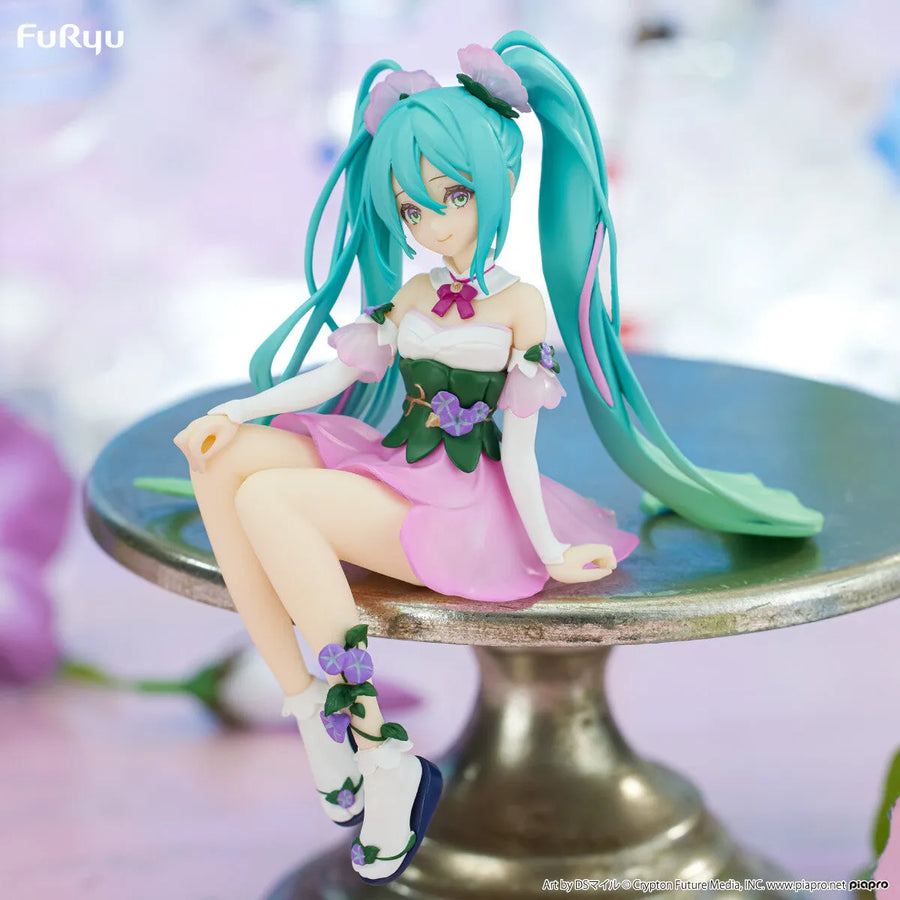 Piapro Characters - Hatsune Miku - Flower Fairy - Noodle Stopper Figure - Asagao, Pink ver. (FuRyu)ㅤ – FuRyu – ActionFigureBrasil