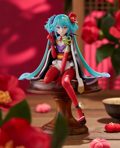 Piapro Characters - Hatsune Miku - Flower Fairy - Noodle Stopper Figure - Camellia (FuRyu)ㅤ – FuRyu – ActionFigureBrasil