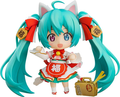 Piapro Characters - Hatsune Miku - Hatsune Miku x Maneki Neko - Nendoroid #1777 - Maneki Miku Ver. (Good Smile Company)ㅤ – Good Smile Company – ActionFigureBrasil