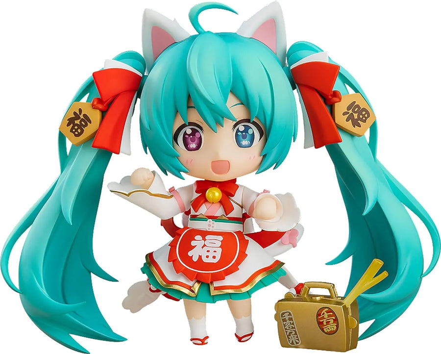 Piapro Characters - Hatsune Miku - Hatsune Miku x Maneki Neko - Nendoroid #1777 - Maneki Miku Ver. (Good Smile Company)ㅤ – Good Smile Company – ActionFigureBrasil
