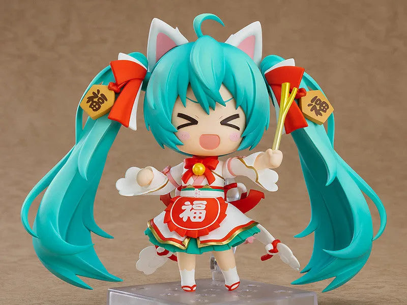 Piapro Characters - Hatsune Miku - Hatsune Miku x Maneki Neko - Nendoroid #1777 - Maneki Miku Ver. (Good Smile Company)ㅤ – Good Smile Company – ActionFigureBrasil