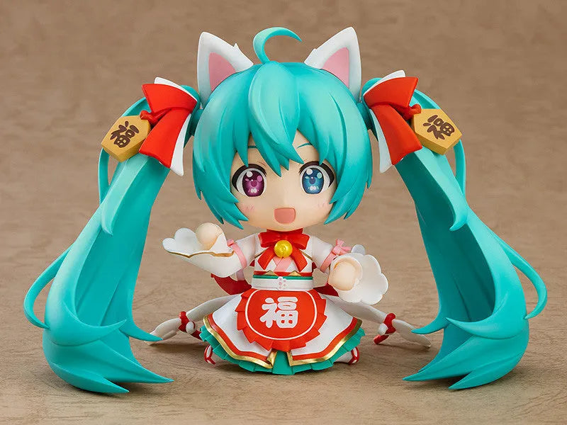 Piapro Characters - Hatsune Miku - Hatsune Miku x Maneki Neko - Nendoroid #1777 - Maneki Miku Ver. (Good Smile Company)ㅤ – Good Smile Company – ActionFigureBrasil