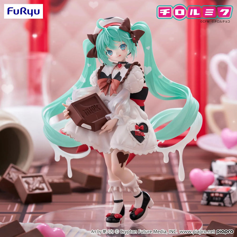 Piapro Characters - Hatsune Miku - Hatsune Miku x Tirol Chocolate - Trio-Try-iT Figure - Milk ver. (FuRyu)ㅤ – FuRyu – ActionFigureBrasil