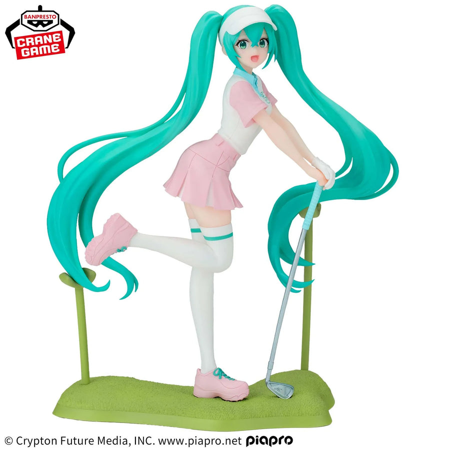 Piapro Characters - Hatsune Miku - Holiday Memories - Golf (Bandai Spirits, Banpresto)ㅤ – Banpresto – ActionFigureBrasil