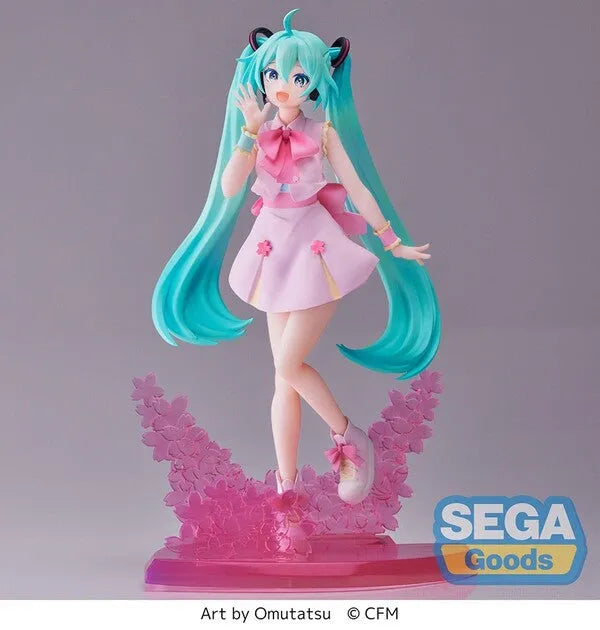 Piapro Characters - Hatsune Miku - Luminasta - Sakura Miku, Omutatsu Ver. (SEGA)ㅤ – SEGA – ActionFigureBrasil