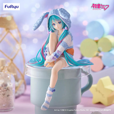 Piapro Characters - Hatsune Miku - Noodle Stopper Figure - Usamimi Pajama, Blue Ver. (FuRyu)ㅤ – FuRyu – ActionFigureBrasil