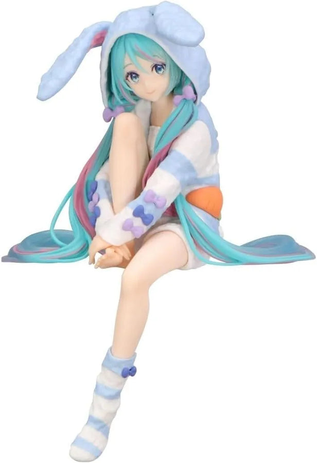 Piapro Characters - Hatsune Miku - Noodle Stopper Figure - Usamimi Pajama, Blue Ver. (FuRyu)ㅤ – FuRyu – ActionFigureBrasil