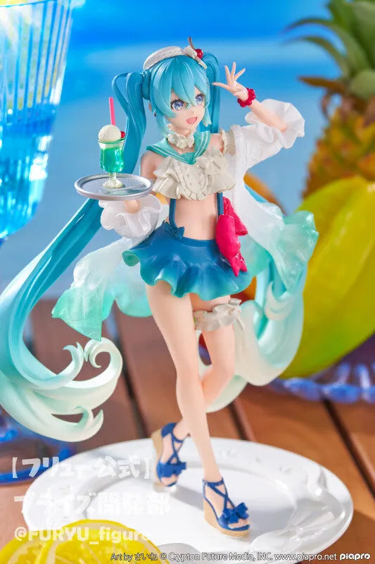 Piapro Characters - Vocaloid - Hatsune Miku - Exc∞d Creative - Sweet Sweets - Melon Soda Float (FuRyu)ㅤ – FuRyu – ActionFigureBrasil