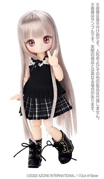 Picco Neemo 1/12 Picco P Laced up Boots Black (DOLL ACCESSORY)ㅤ – Azone International – ActionFigureBrasil