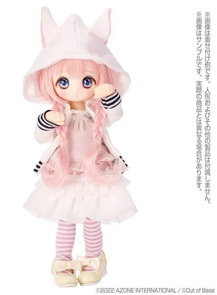 Picco Neemo 1/12 Picco P Striped Socks B set Pink x White, Beige x White (DOLL ACCESSORY)ㅤ – Azone International – ActionFigureBrasil