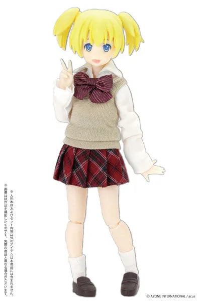 Picco Neemo Wear 1/12 After School Set Caramel x Red (DOLL ACCESSORY)ㅤ – Azone International – ActionFigureBrasil