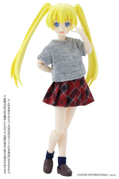 Picco Neemo Wear 1/12 Basic T-shirt II Gray (DOLL ACCESSORY)ㅤ – Azone International – ActionFigureBrasil
