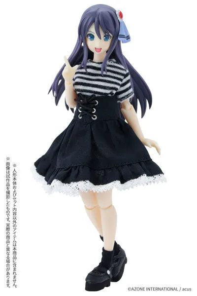 Picco Neemo Wear 1/12 Basic T-shirt II White x Black (DOLL ACCESSORY)ㅤ – Azone International – ActionFigureBrasil