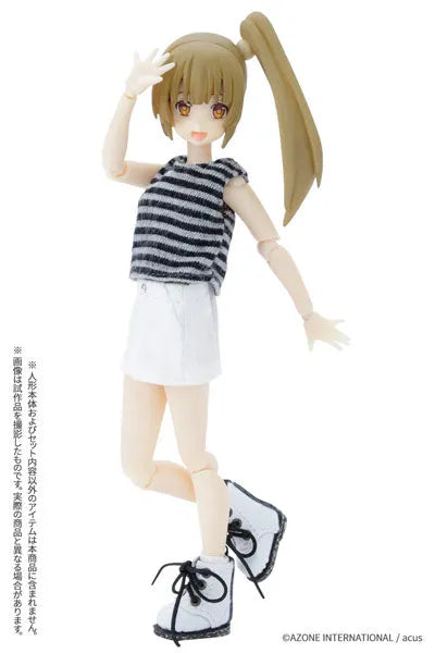 Picco Neemo Wear 1/12 Basic Tank Top II Gray x Black (DOLL ACCESSORY)ㅤ – Azone International – ActionFigureBrasil