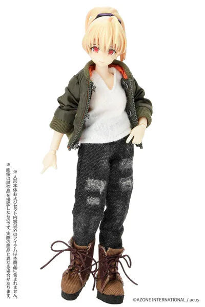 Picco Neemo Wear 1/12 Boy Damage Skinny Denim Pants II Black (DOLL ACCESSORY)ㅤ – Azone International – ActionFigureBrasil