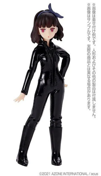 Picco Neemo Wear 1/12 Cat Suit Enamel Black (DOLL ACCESSORY)ㅤ – Azone International – ActionFigureBrasil