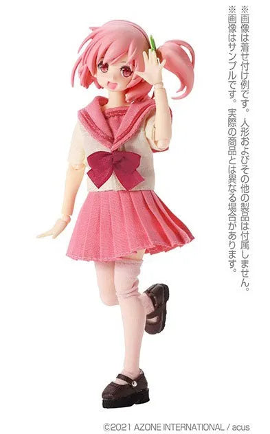 Picco Neemo Wear 1/12 Cheerful Sailor Outfit Set Light Yellow x Pink (DOLL ACCESSORY)ㅤ – Azone International – ActionFigureBrasil