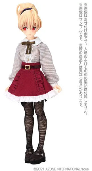 Picco Neemo Wear 1/12 Classical Docking Dress Bordeaux (DOLL ACCESSORY)ㅤ – Azone International – ActionFigureBrasil