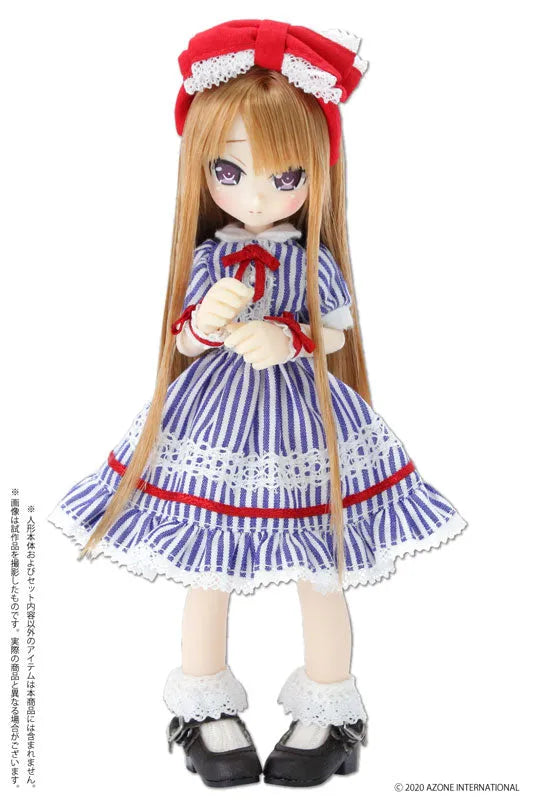 Picco Neemo Wear 1/12 Dreaming Girl Alice Dress Set Blue Stripe (DOLL ACCESSORY)ㅤ – Azone International – ActionFigureBrasil