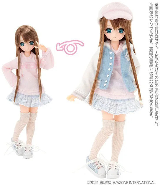 Picco Neemo Wear 1/12 Fanny Fanny Pastel Sneakers Saxe Blue x Pastel Pink (DOLL ACCESSORY)ㅤ – Azone International – ActionFigureBrasil