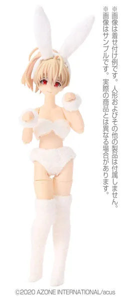 Picco Neemo Wear 1/12 Fluffy Rabbit set White (DOLL ACCESSORY)ㅤ – Azone International – ActionFigureBrasil