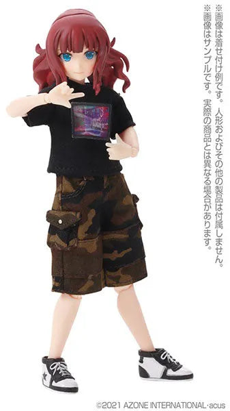 Picco Neemo Wear 1/12 Graphic T-shirt Black x Purple (DOLL ACCESSORY)ㅤ – Azone International – ActionFigureBrasil