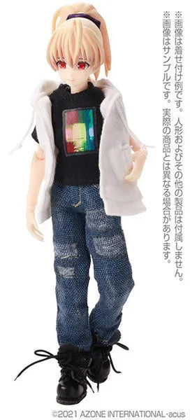 Picco Neemo Wear 1/12 Graphic T-shirt Black x Rainbow (DOLL ACCESSORY)ㅤ – Azone International – ActionFigureBrasil