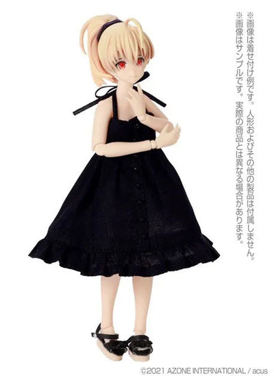 Picco Neemo Wear 1/12 Halter Neck Summer One-piece Dress Black (DOLL ACCESSORY)ㅤ – Azone International – ActionFigureBrasil