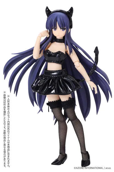 Picco Neemo Wear 1/12 Little Demon Costume Set Enamel Black (DOLL ACCESSORY)ㅤ – Azone International – ActionFigureBrasil