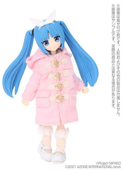 Picco Neemo Wear 1/12 Long Double Coat Pink (DOLL ACCESSORY)ㅤ – Azone International – ActionFigureBrasil