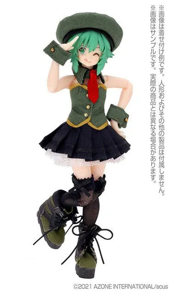 Picco Neemo Wear 1/12 Military Costume set Khaki x Black (DOLL ACCESSORY)ㅤ – Azone International – ActionFigureBrasil