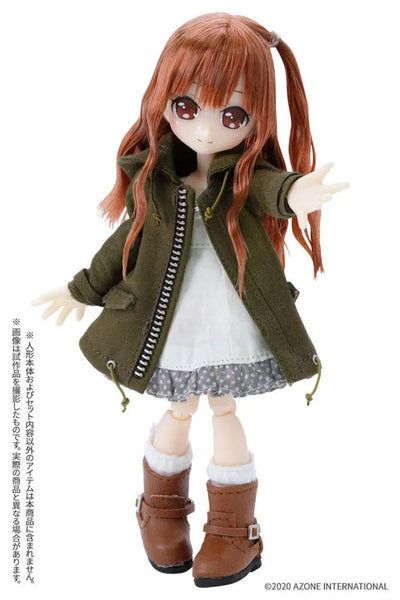 Picco Neemo Wear 1/12 Mods Coat II Khaki (DOLL ACCESSORY)ㅤ – Azone International – ActionFigureBrasil