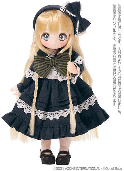 Picco Neemo Wear 1/12 Picco P Rosetta One-piece Dress set Navy (DOLL ACCESSORY)ㅤ – Azone International – ActionFigureBrasil