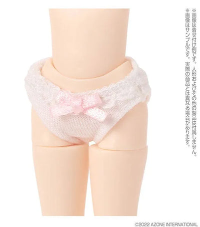 Picco Neemo Wear 1/12 Ribbon Lace Panties set Pink x White, Pink x Pink (DOLL ACCESSORY)ㅤ – Azone International – ActionFigureBrasil