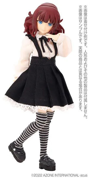 Picco Neemo Wear 1/12 Sheer Jumper Skirt set Black x White (DOLL ACCESSORY)ㅤ – Azone International – ActionFigureBrasil