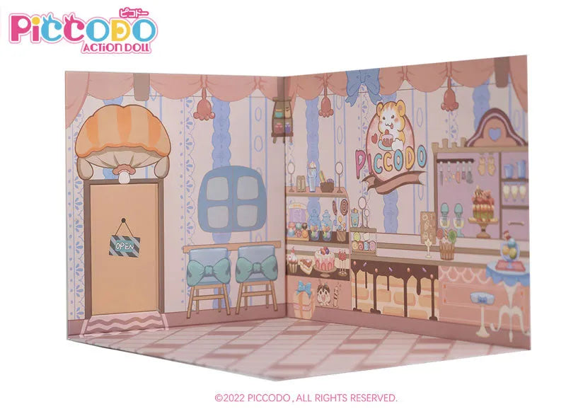 PICCODO ACTION DOLL Background Board for Display Cake Shop Mㅤ – Genesis – ActionFigureBrasil