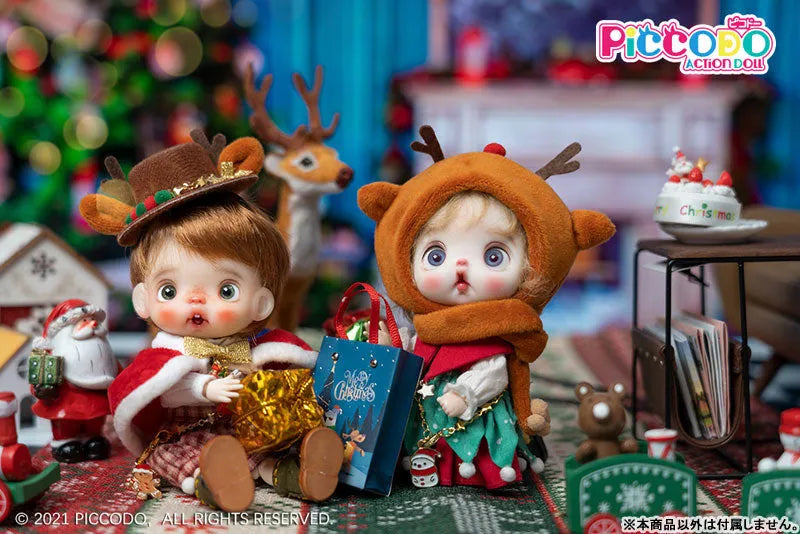 PICCODO ACTION DOLL Christmas Doll Outfit Set Snow Flake, Reindeer (DOLL ACCESSORY)ㅤ – Genesis – ActionFigureBrasil